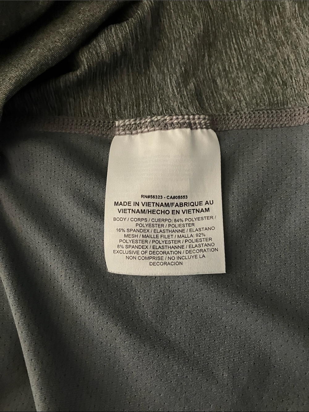 Nike Women’s Dri‑FIT V‑Neck Tee — Grey - Picture 3 of 3